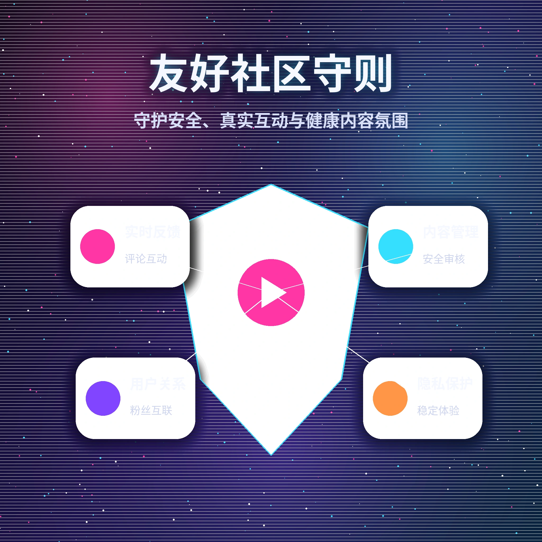 理性社交视觉展示